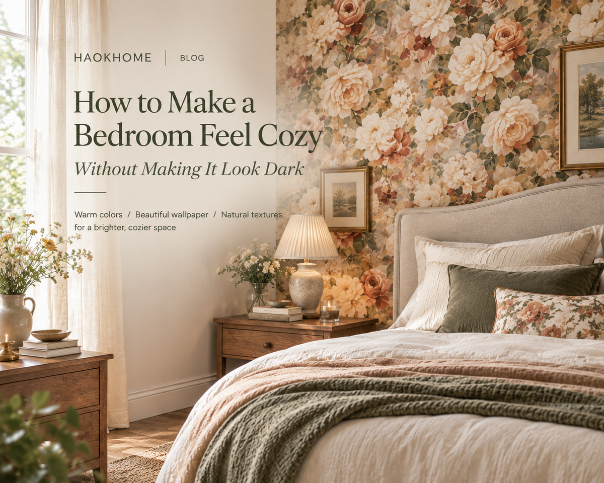 How to Make a Bedroom Feel Cozy Without Making It Look Dark