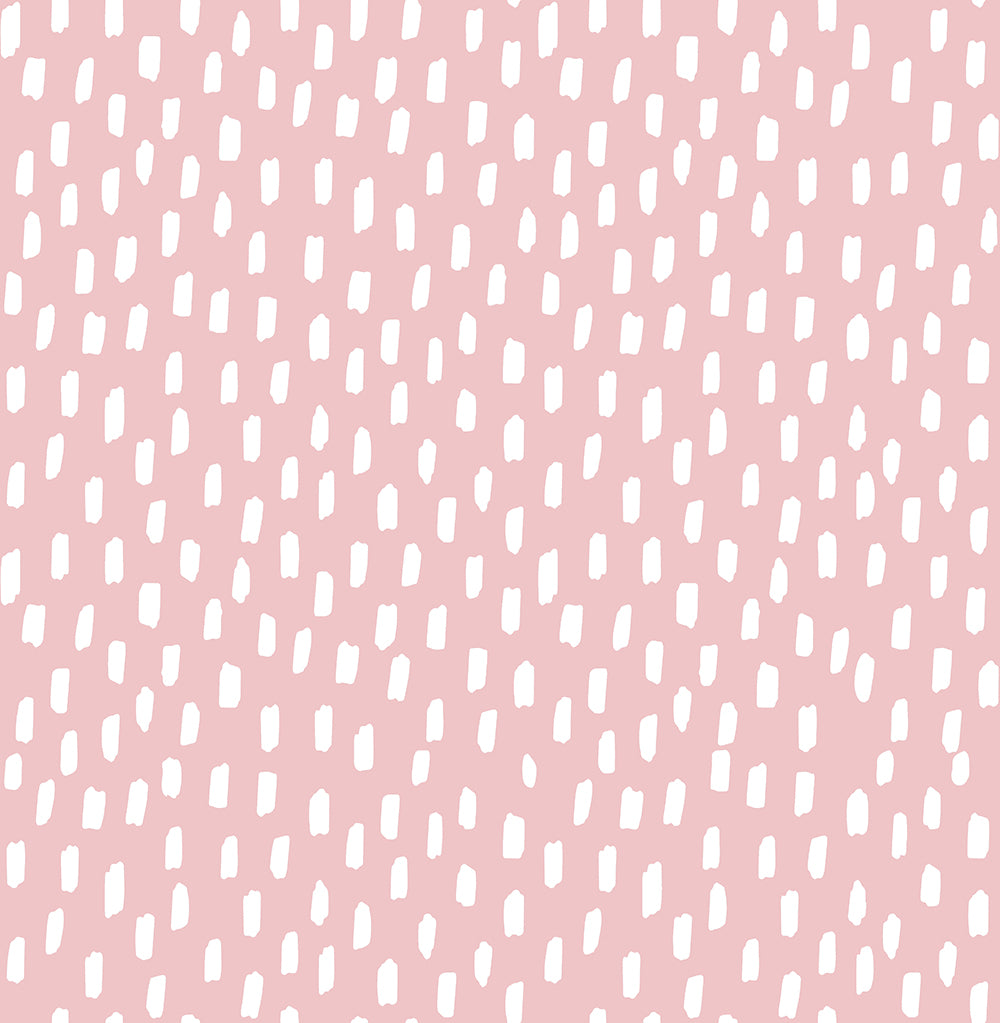 Blush Pink Brush Dot Wallpaper – Soft Pastel Minimalist Print
