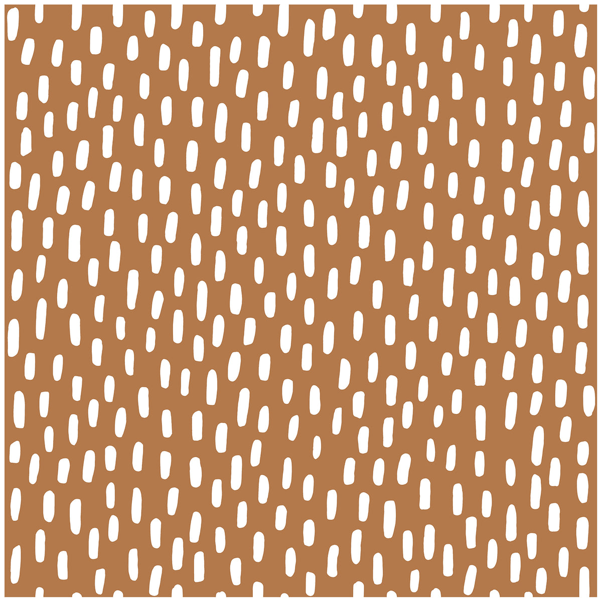 Caramel Brush Dot Wallpaper – Modern Boho Minimalist Print
