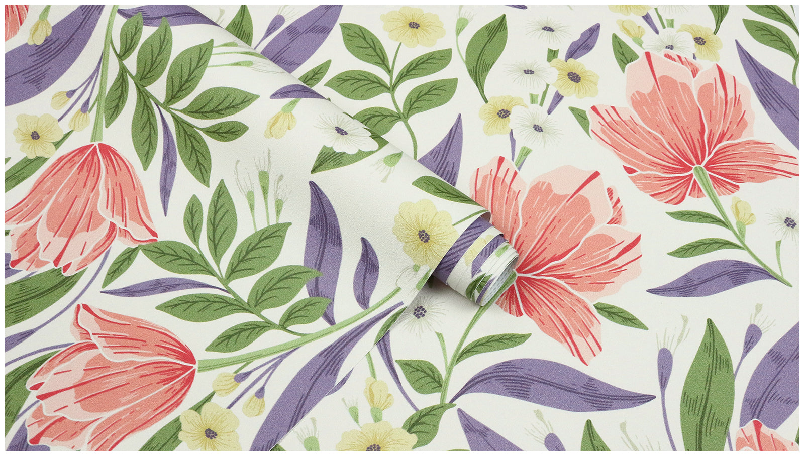 HAOKHOME 93379-1 Peel and Stick Removable Boho Adhesive Pink Wallpaper for Bedroom Cabinet Countertop Vintage Floral Contact Paper Home Decor