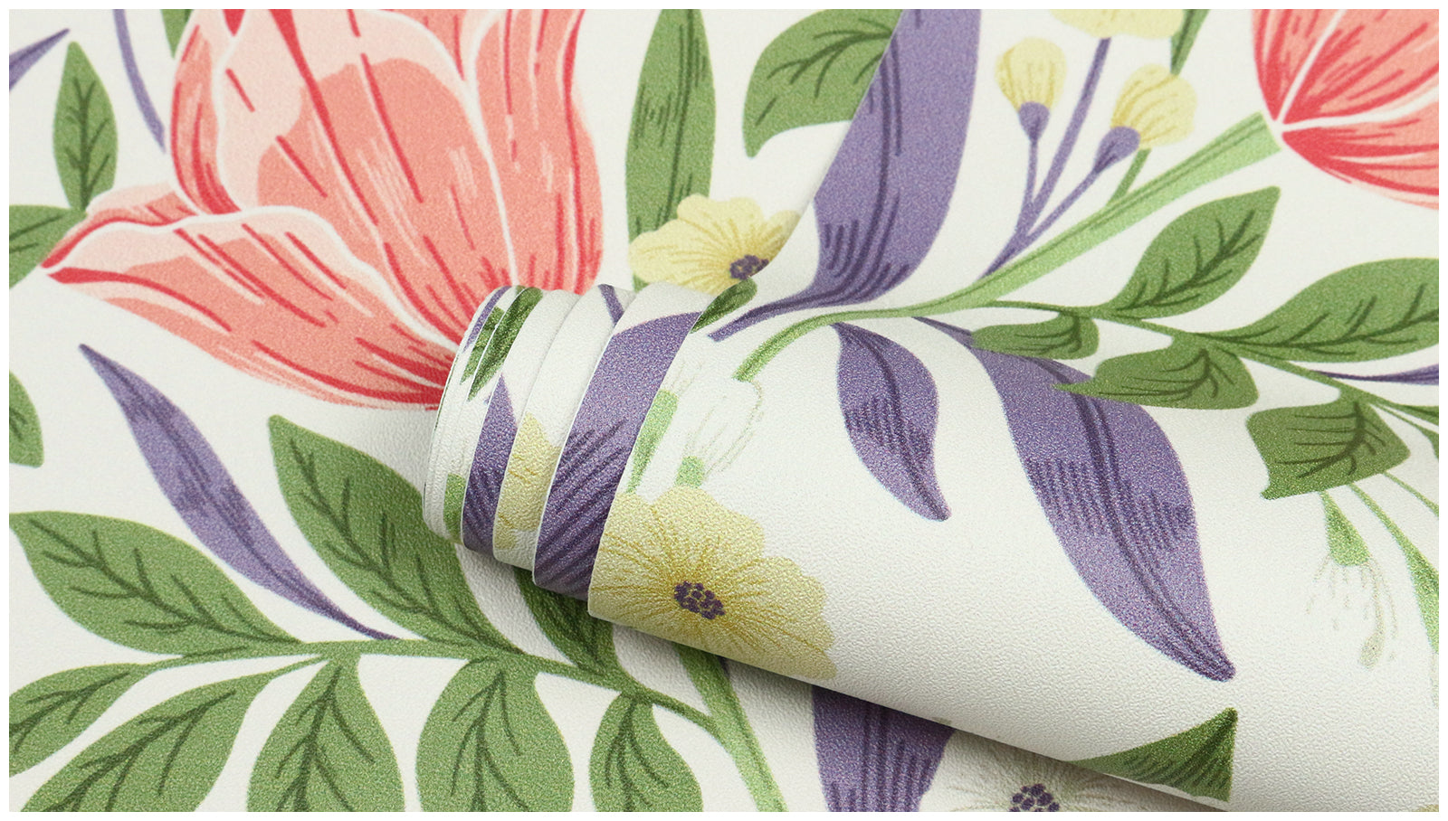 HAOKHOME 93379-1 Peel and Stick Removable Boho Adhesive Pink Wallpaper for Bedroom Cabinet Countertop Vintage Floral Contact Paper Home Decor