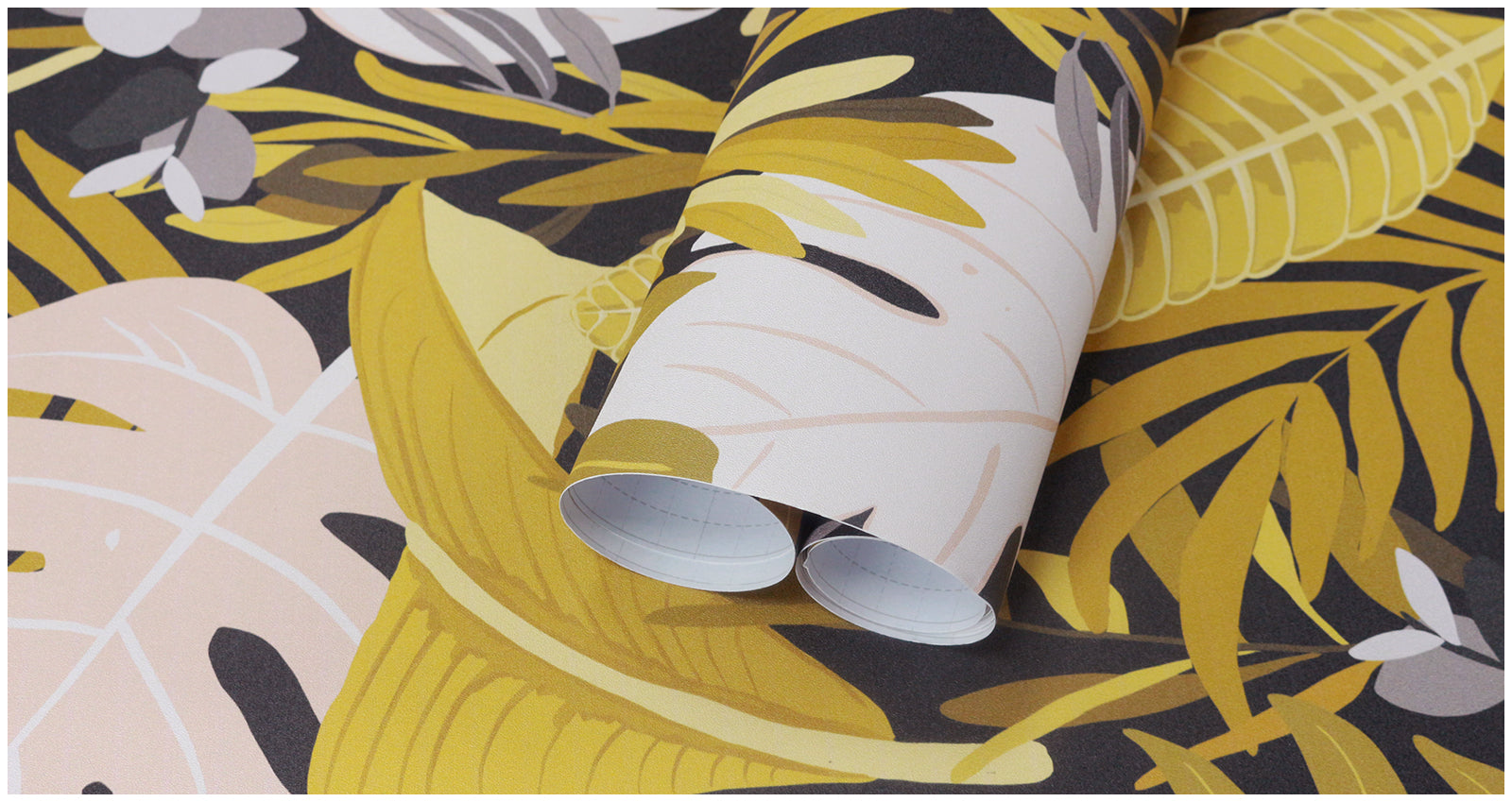 HaokHome Wallpaper Peel and Stick Floral Boho Pink/Yellow/Green Retro Wall Decor Living Room Removable Mural