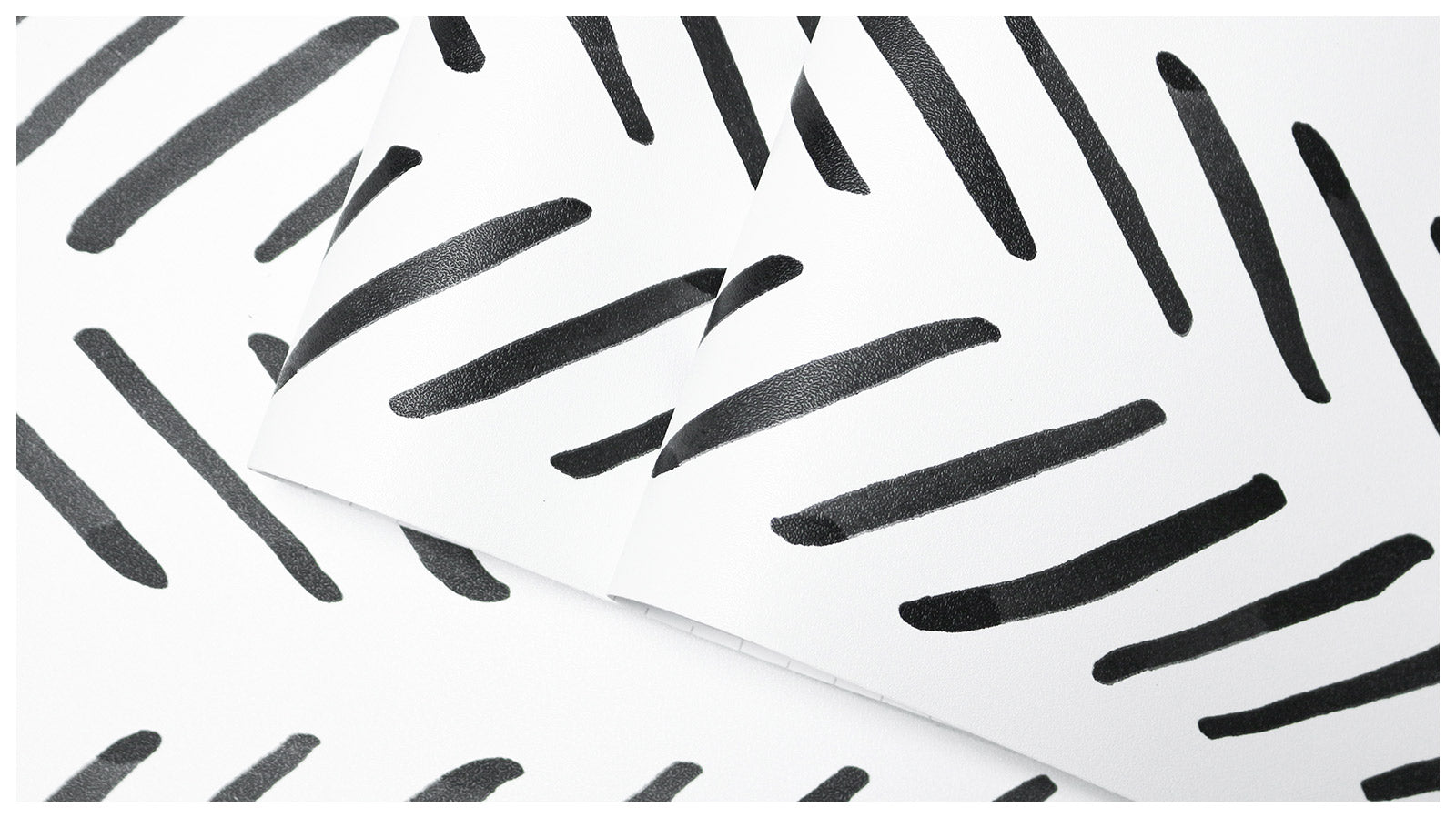 HaokHome Boho Peel and Stick Wallpaper Stripes Removable Black/White Chevron Vinyl Self Adhesive Mural Contact Paper