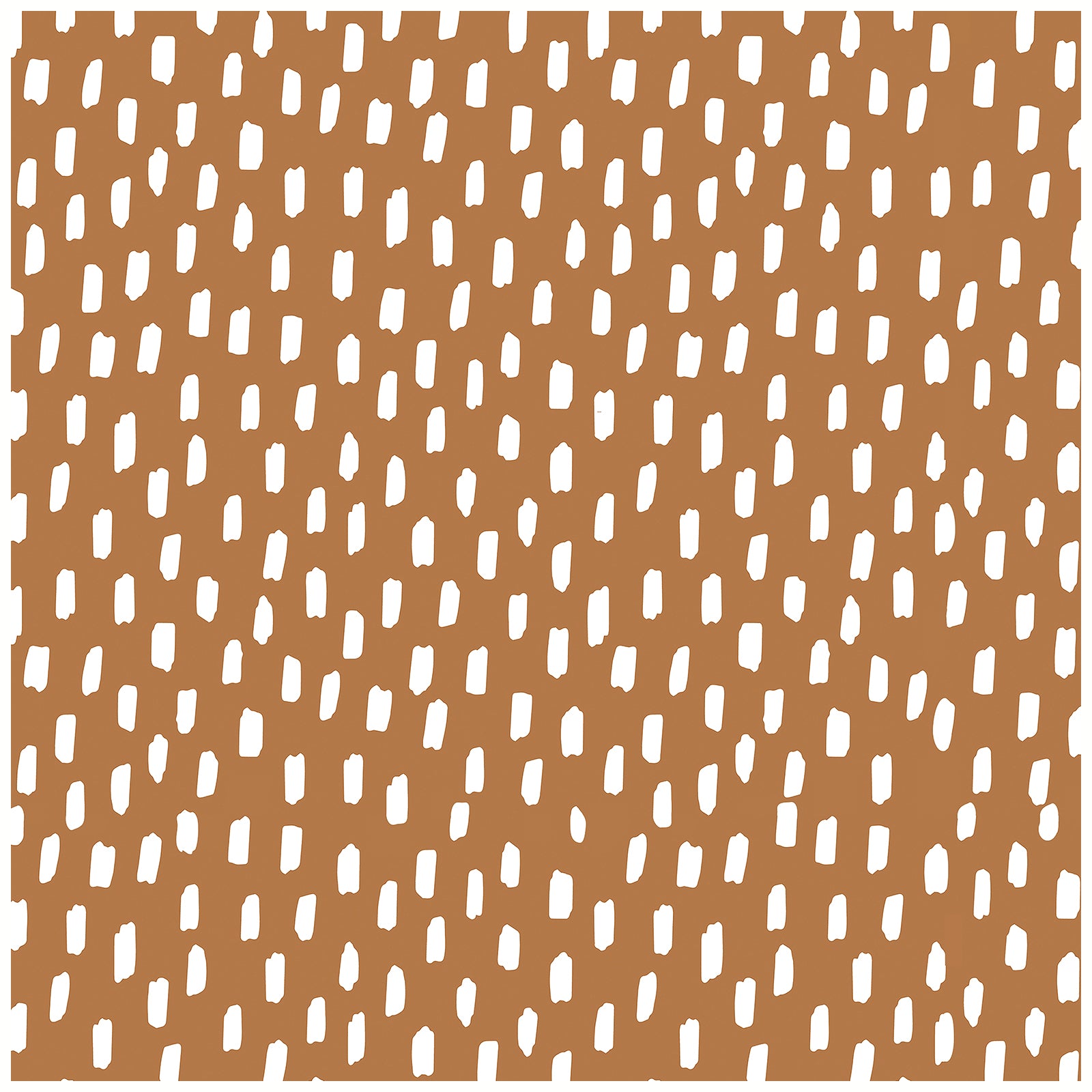 Peel and Stick Wallpaper Boho Modern Dots Wall Paper Removable for Bathroom Caramel/White Contact Paper