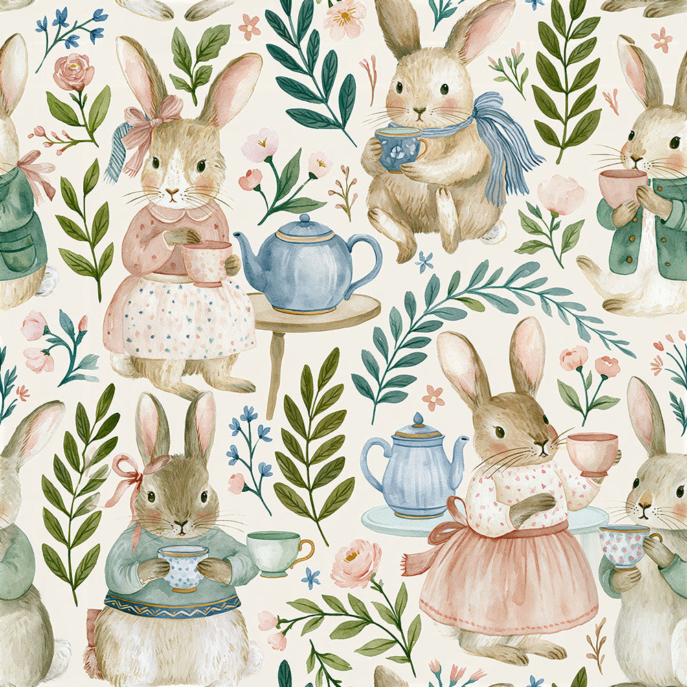 Storybook Garden Wallpaper – Whimsical Nursery Wallpaper