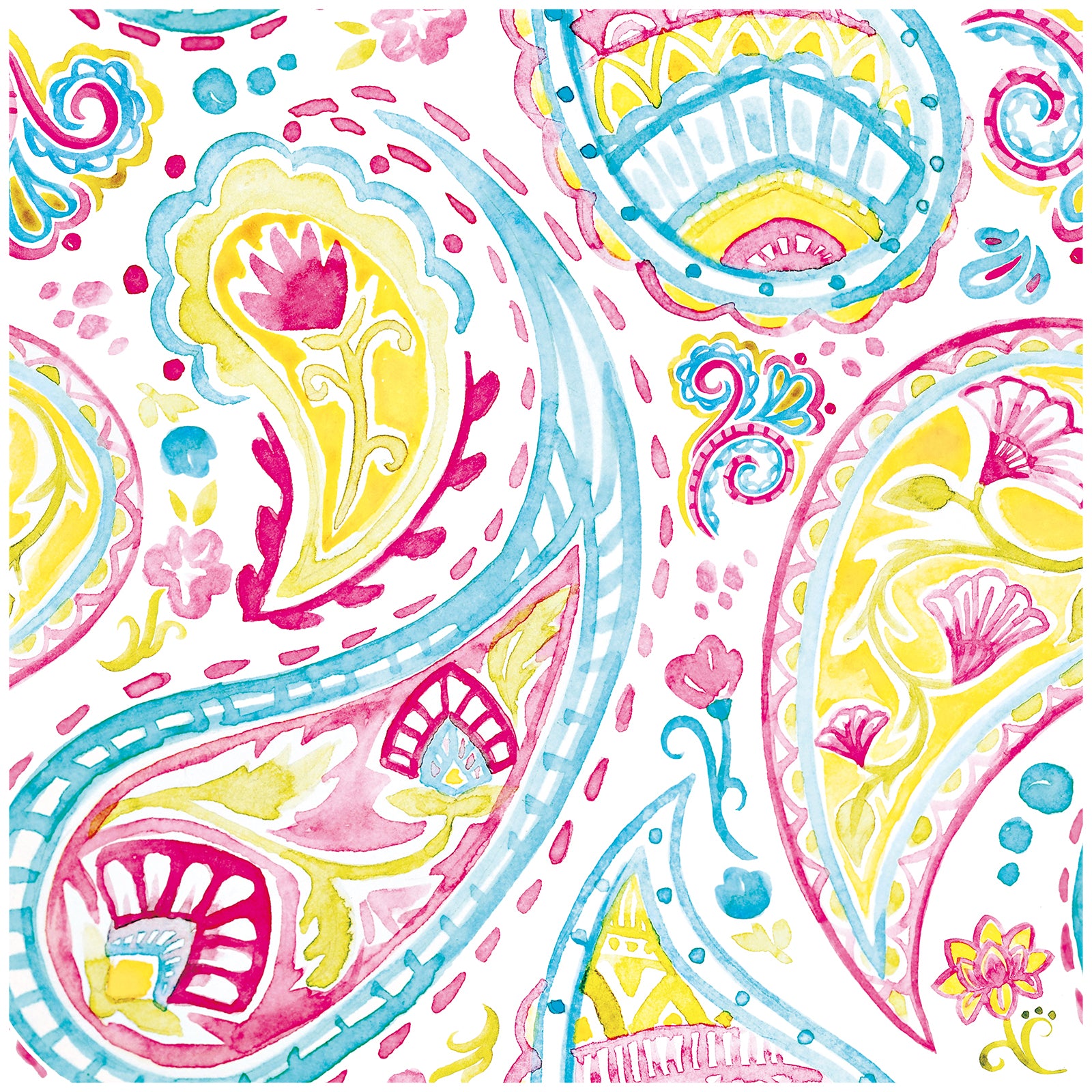 paisley print wallpaper