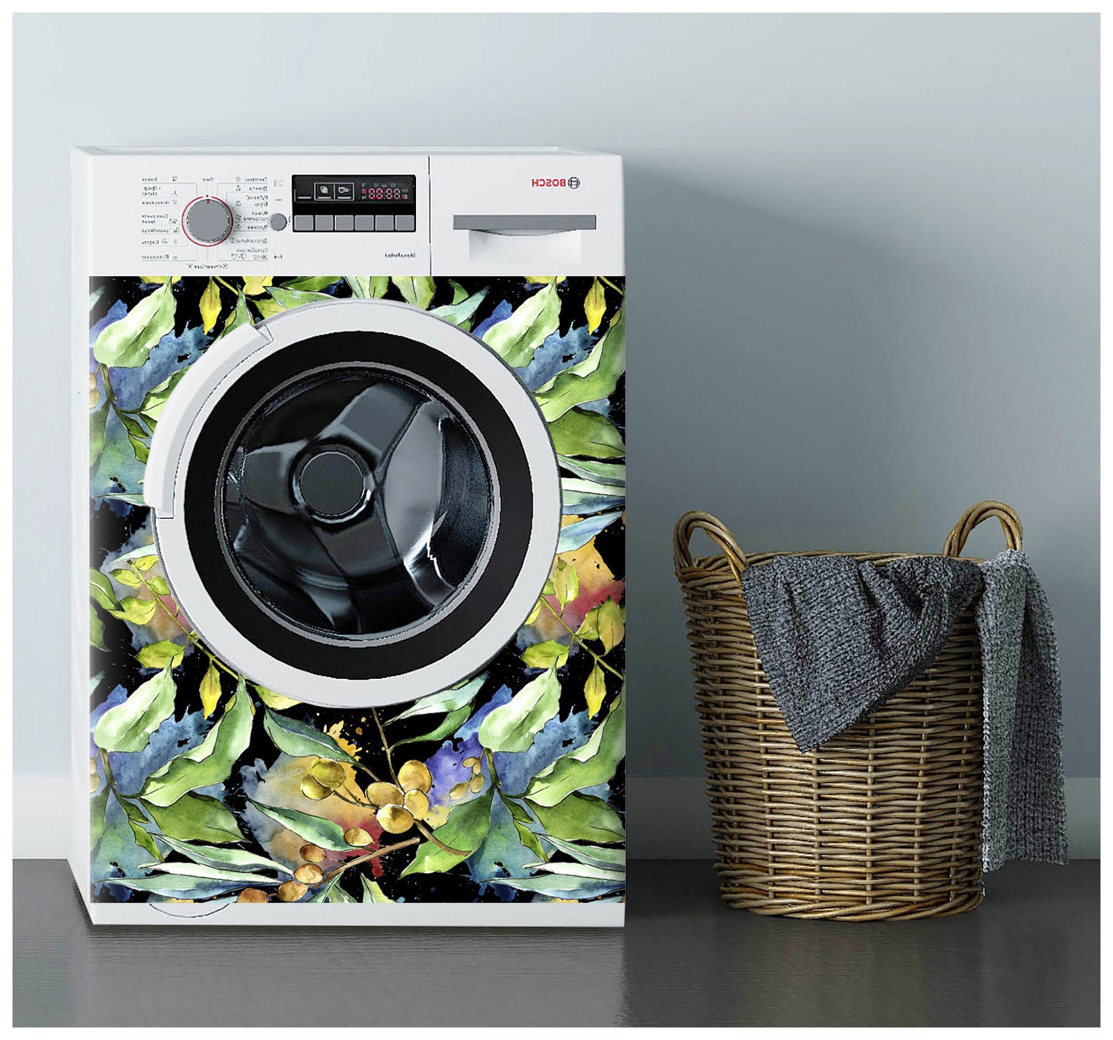 HaokHome 93147 Abstract Tropical Leaves Stick on Peel and Stick Wallpaper Removable Contactpaper