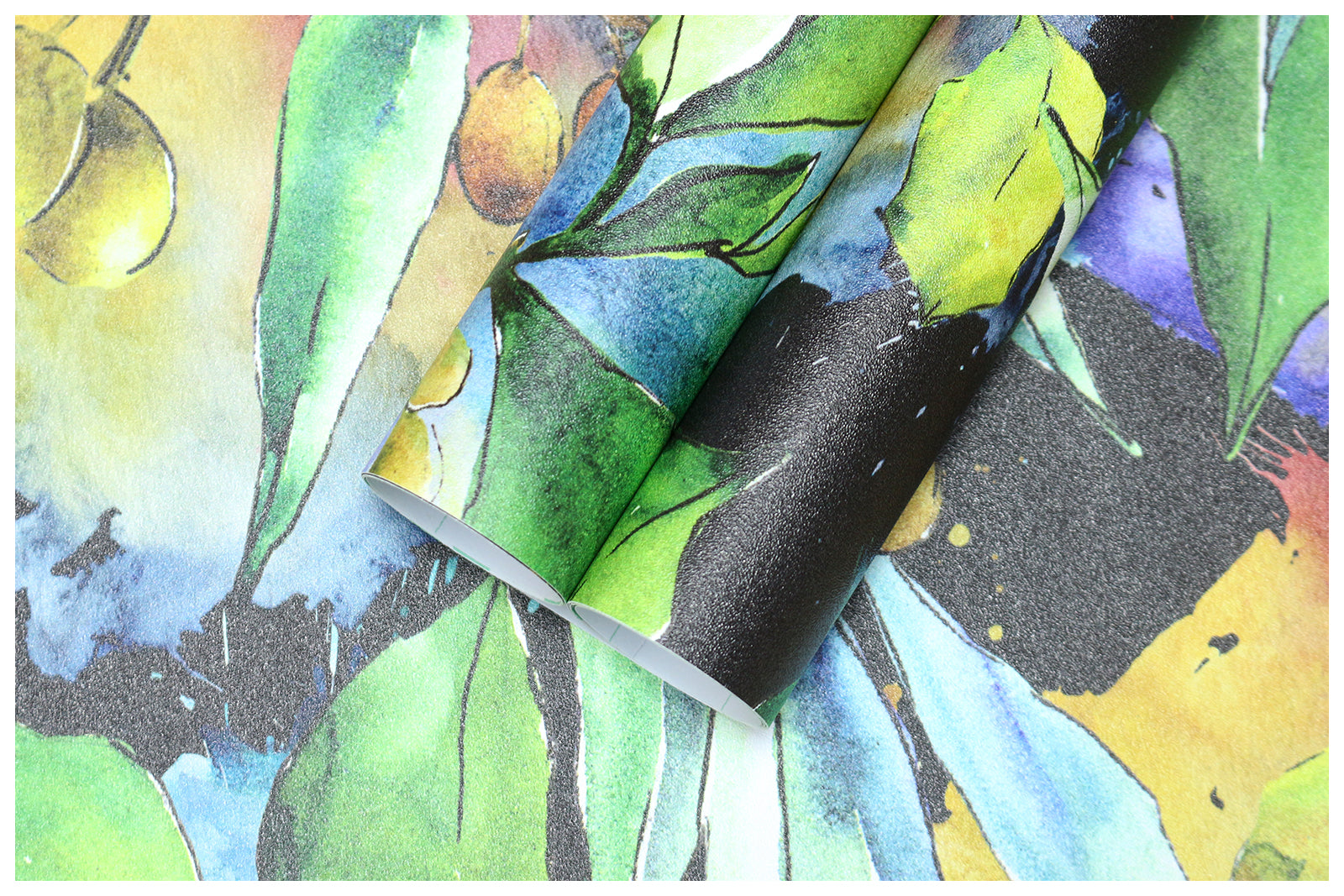HaokHome 93147 Abstract Tropical Leaves Stick on Peel and Stick Wallpaper Removable Contactpaper