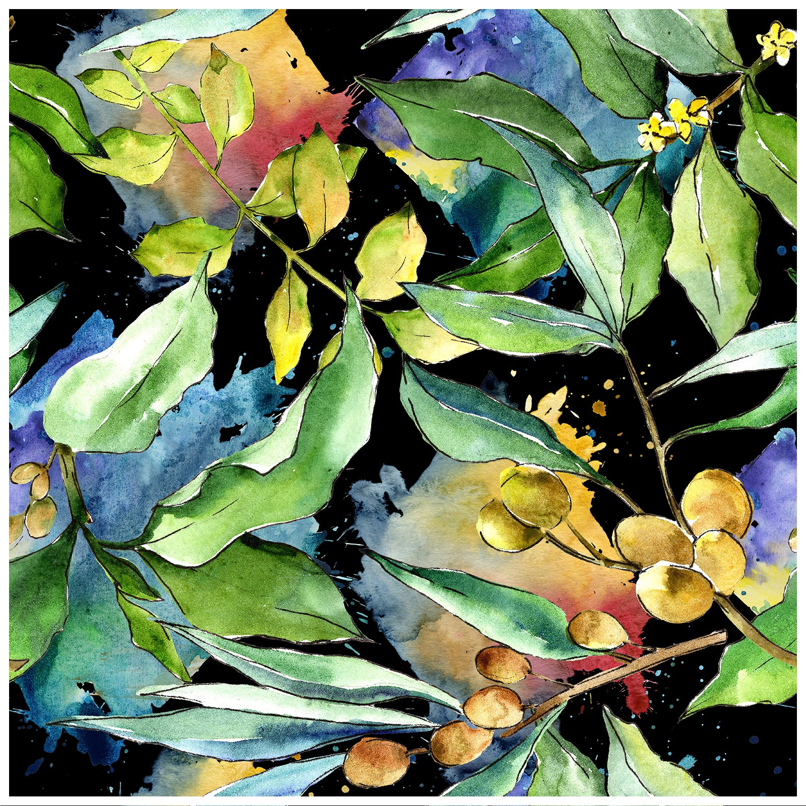 HaokHome 93147 Abstract Tropical Leaves Stick on Peel and Stick Wallpaper Removable Contactpaper