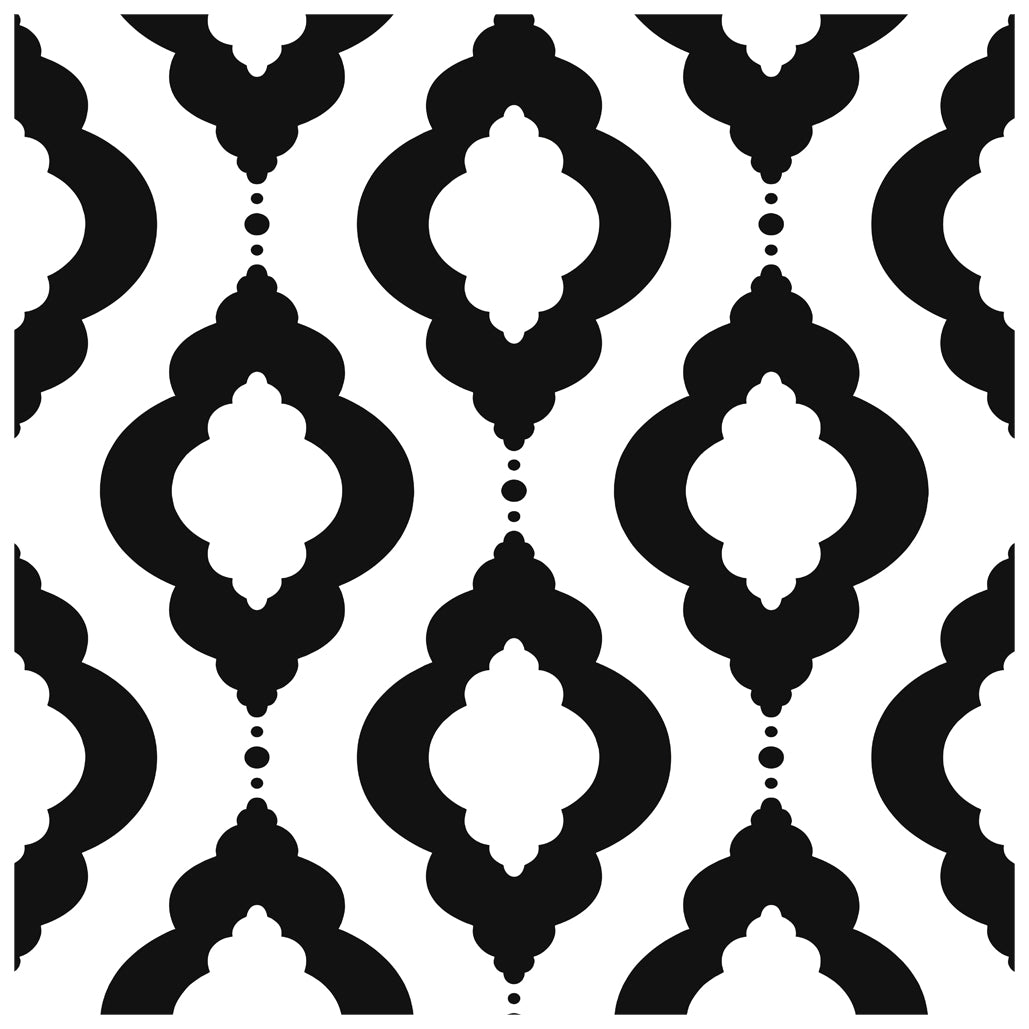 Haokhome 96026-1 Black and White Wallpaper Geometric Tiles Peel and Stick Contact Wall Paper Modern Minimalist Style