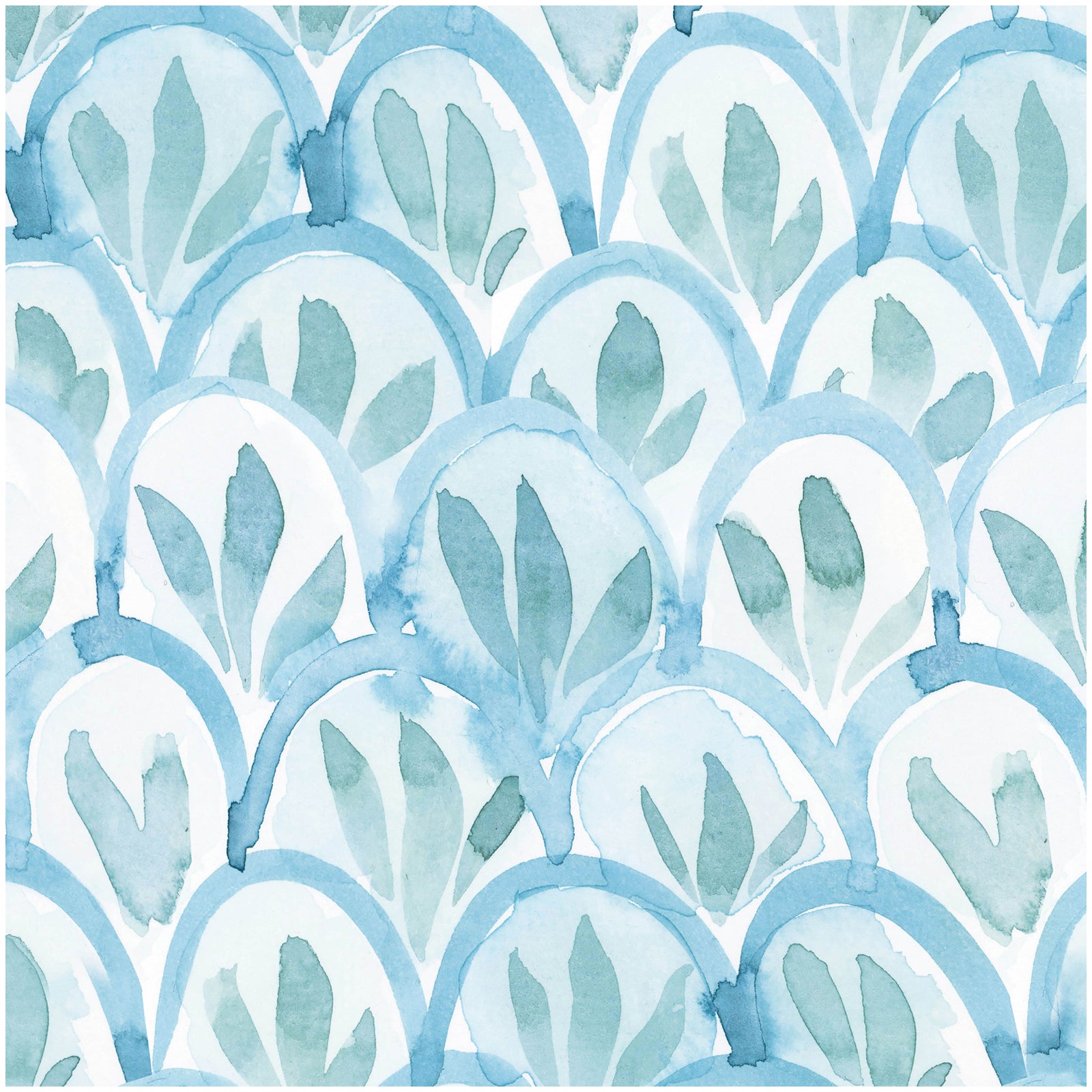 HaokHome 96110 Blue Abstract Wallpaper Peel and Stick Kitchen Desktop Art Deco Wallpaper