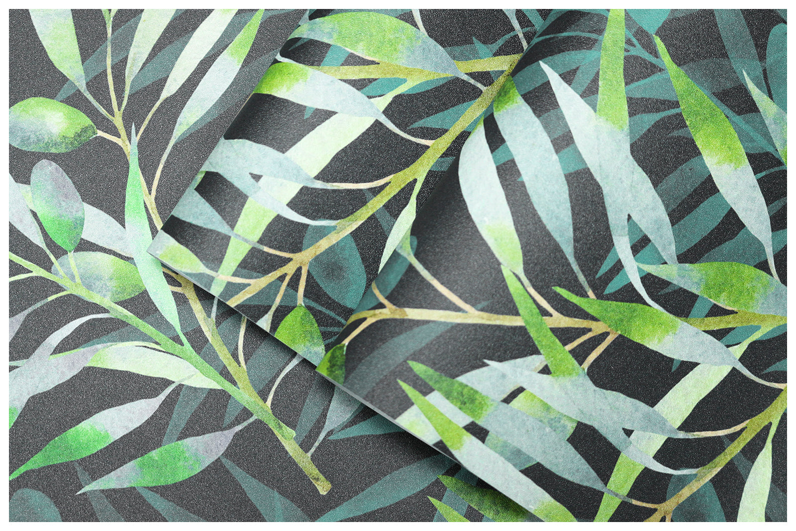 HaokHome 93138 Forest Leaves Peel and Stick Wallpaper Removable Stick on Home Decor