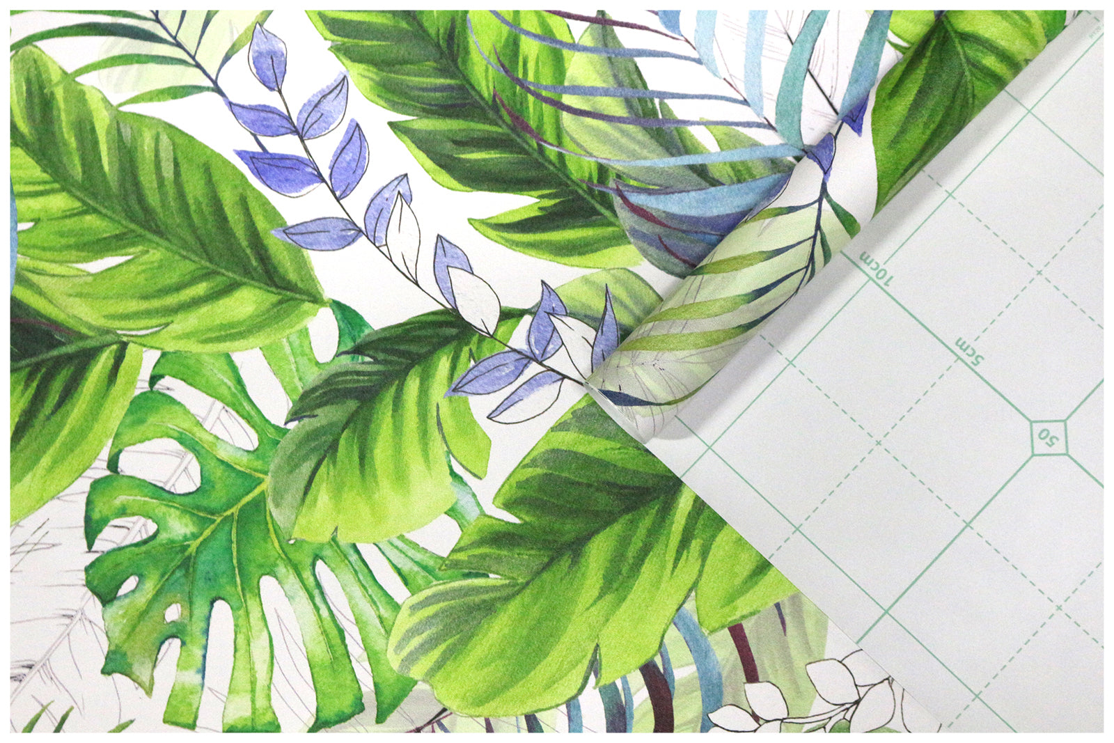 HaokHome 93053 Forest Wallpaper Peel and Stick Tropical Palm Leaf Green Floral Removable Sticky Wall Paper for Home Living Room Wall Decoration