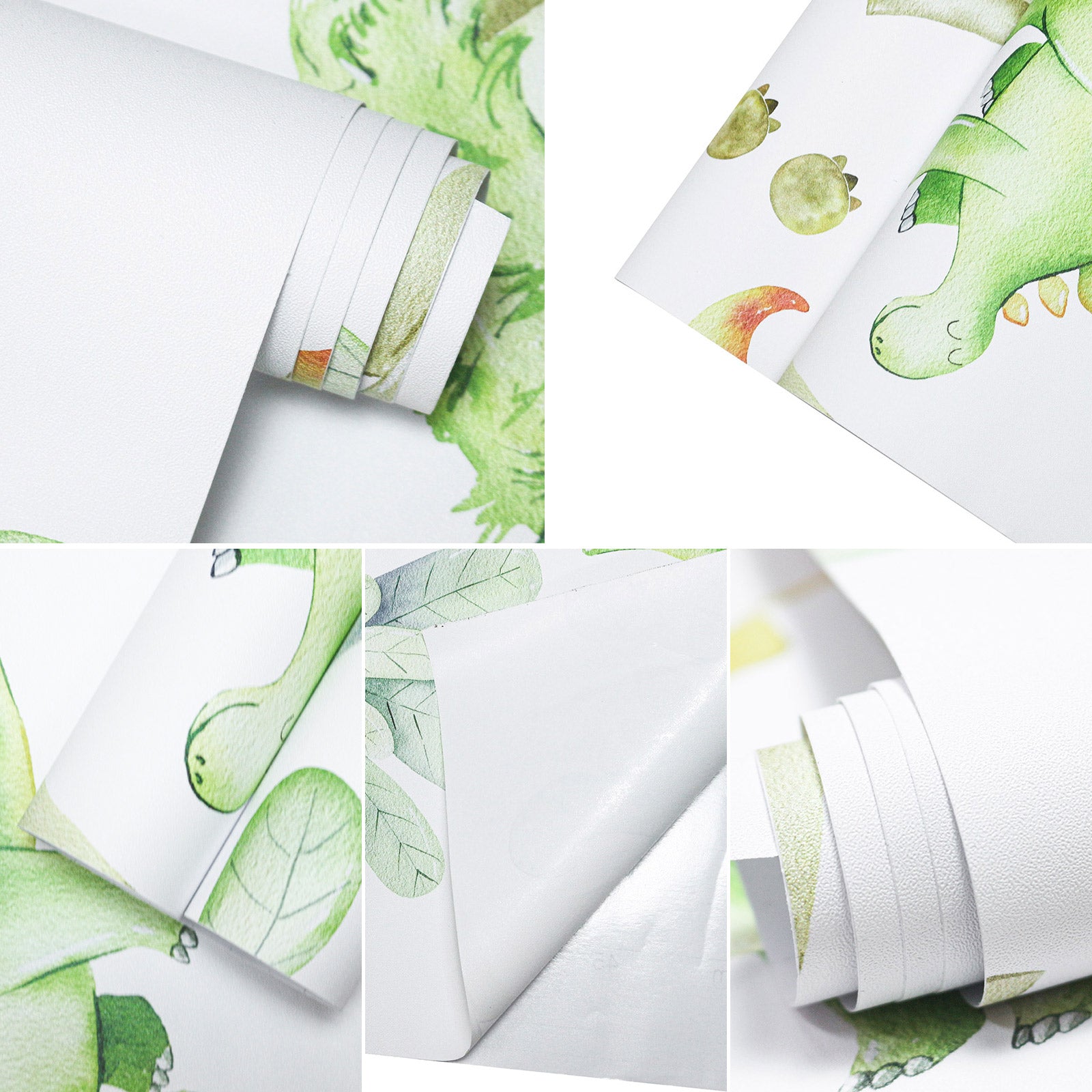 Peel and Stick Wallpaper Cartoon Dinosaur Wall Paper Sticker for Kids Removable Contact Paper DIY Decorations