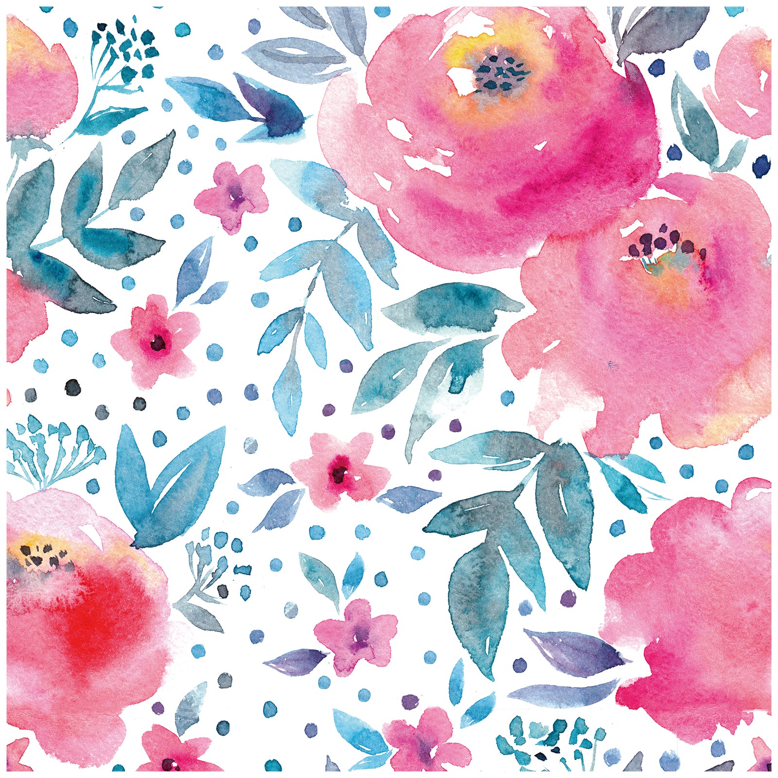 HaokHome 93072 Peony Floral Peel and Stick Wallpaper Removable Vinyl Self Adhesive Home Decor