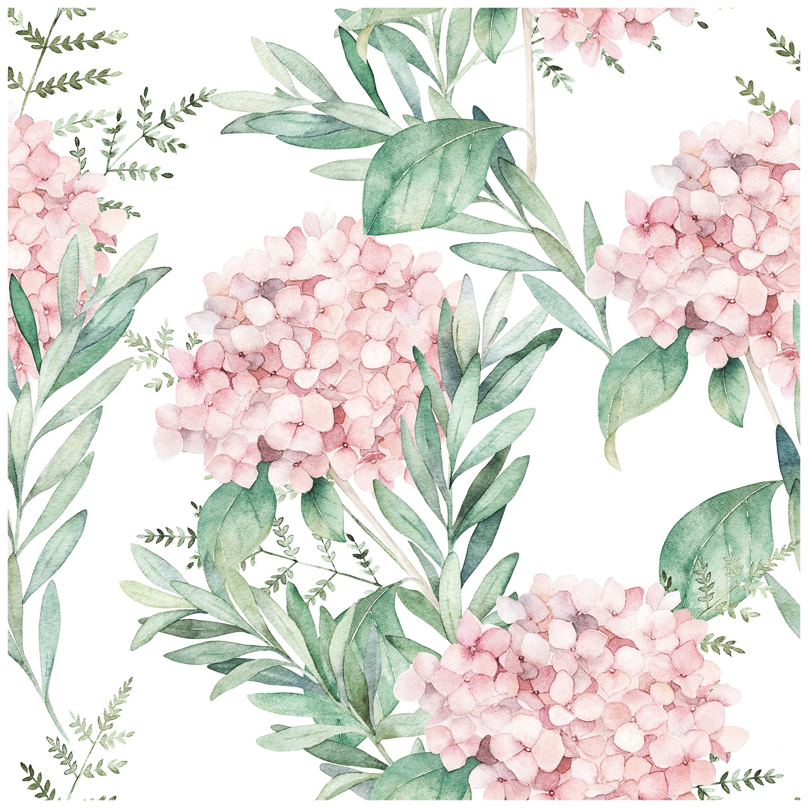 HaokHome 93123 Pink Floral Peony Peel and Stick Wallpaper Vinyl Removable Home Drcor