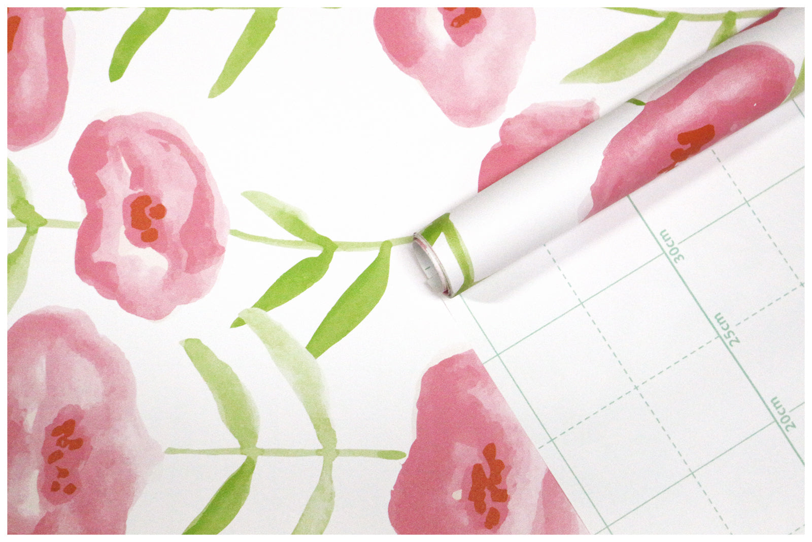 HaokHome 93056-1 Pink Peel and Stick Wallpaper Floral Pink Flowers Textured Contact Paper for Bedroom Wall Decor