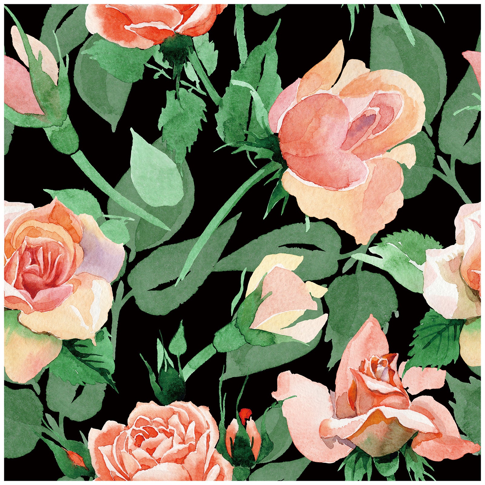 HaokHome 93120 Rose Wallpaper Peel and Stick Floral Wallpaper Large Flower Contact Wall Paper