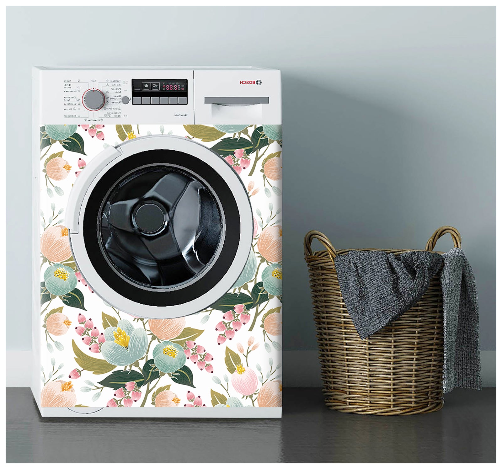 HaokHome 93165 Spring Floral Peel and Stick Wallpaper Removable Home Decor Vinyl ContactPaper