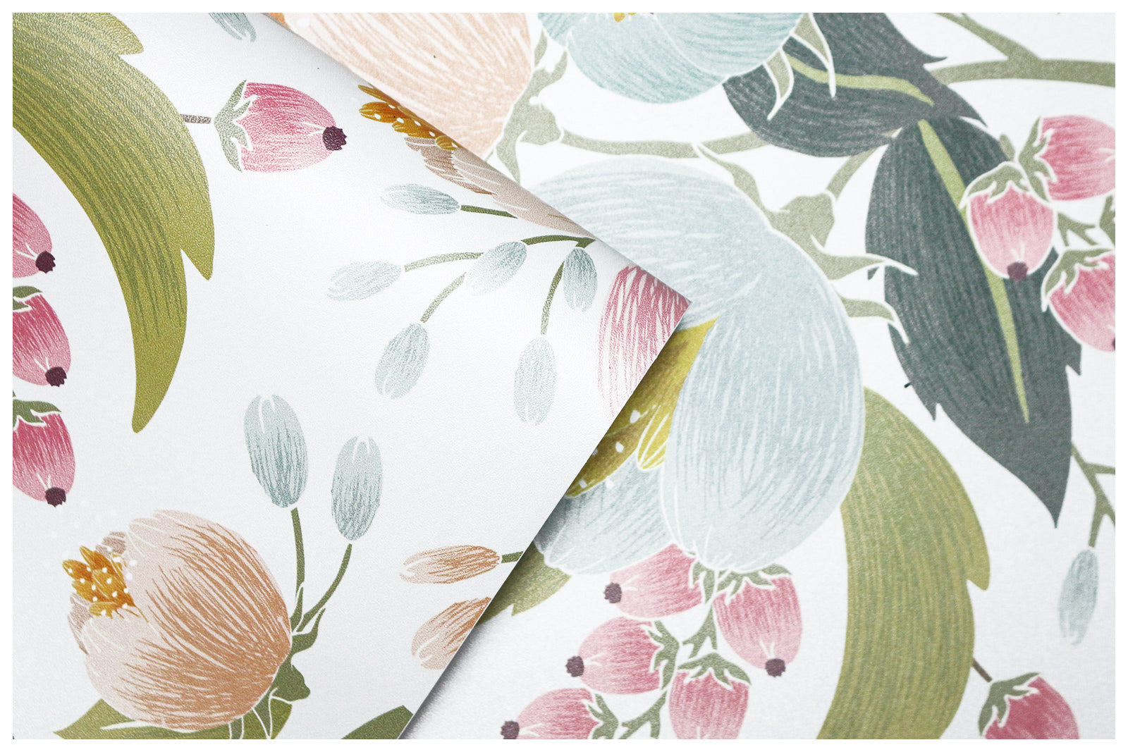 HaokHome 93165 Spring Floral Peel and Stick Wallpaper Removable Home Decor Vinyl ContactPaper