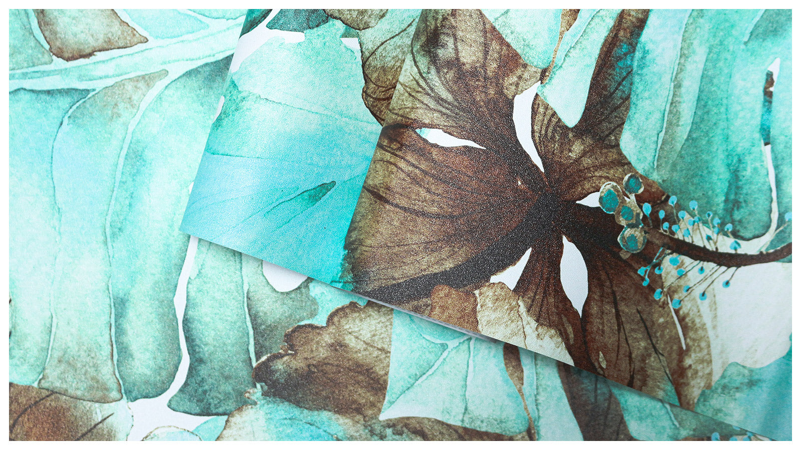 HaokHome 93144 Tropical Palm Leaves Peel and Stick Wallpaper Stick on Home Decor