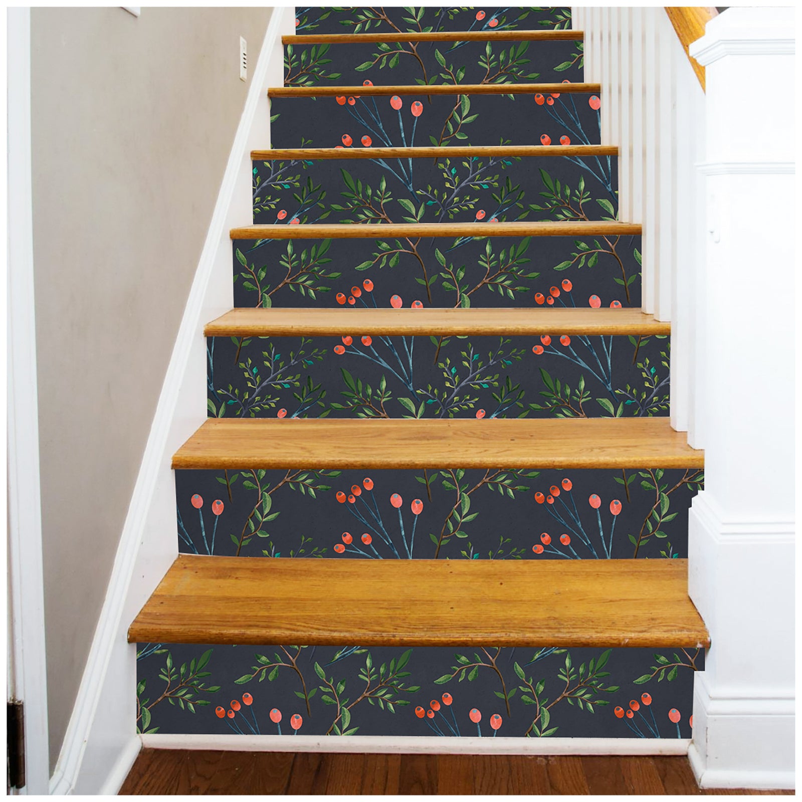 HaokHome 93108 Vintage Forest Peel and Stick Wallpaper Removable Vinyl Wall Decor