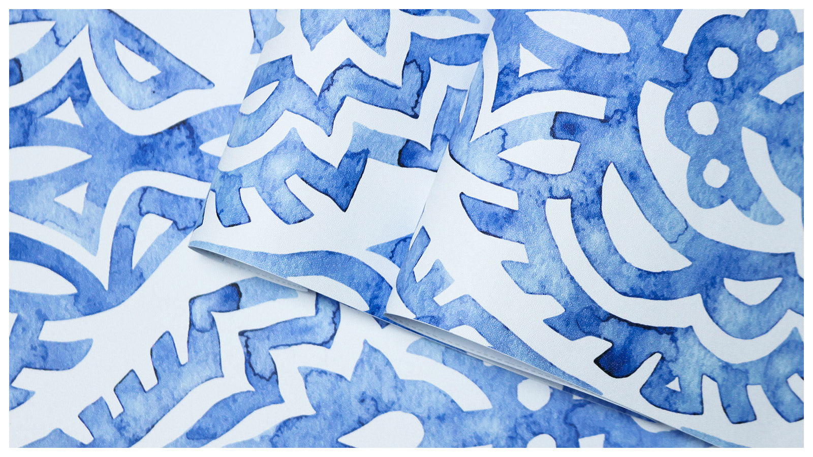 HaokHome 94022-1 Watercolor Damask Peel and Stick Wallpaper Vinyl Self Adhesive Contactpaper