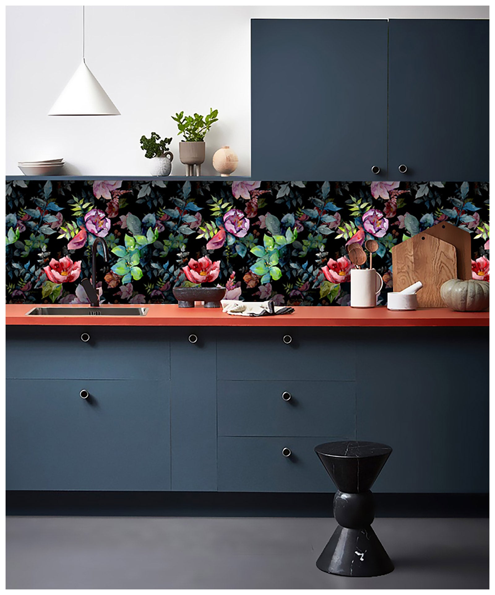 HaokHome 93153 Wild Spring Peel and Stick Wallpaper Bouquet Botanical Floral Decor