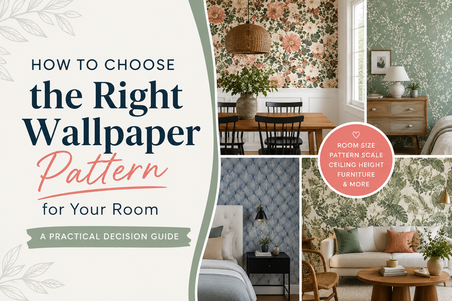 How to Choose the Right Wallpaper Pattern for Your Room