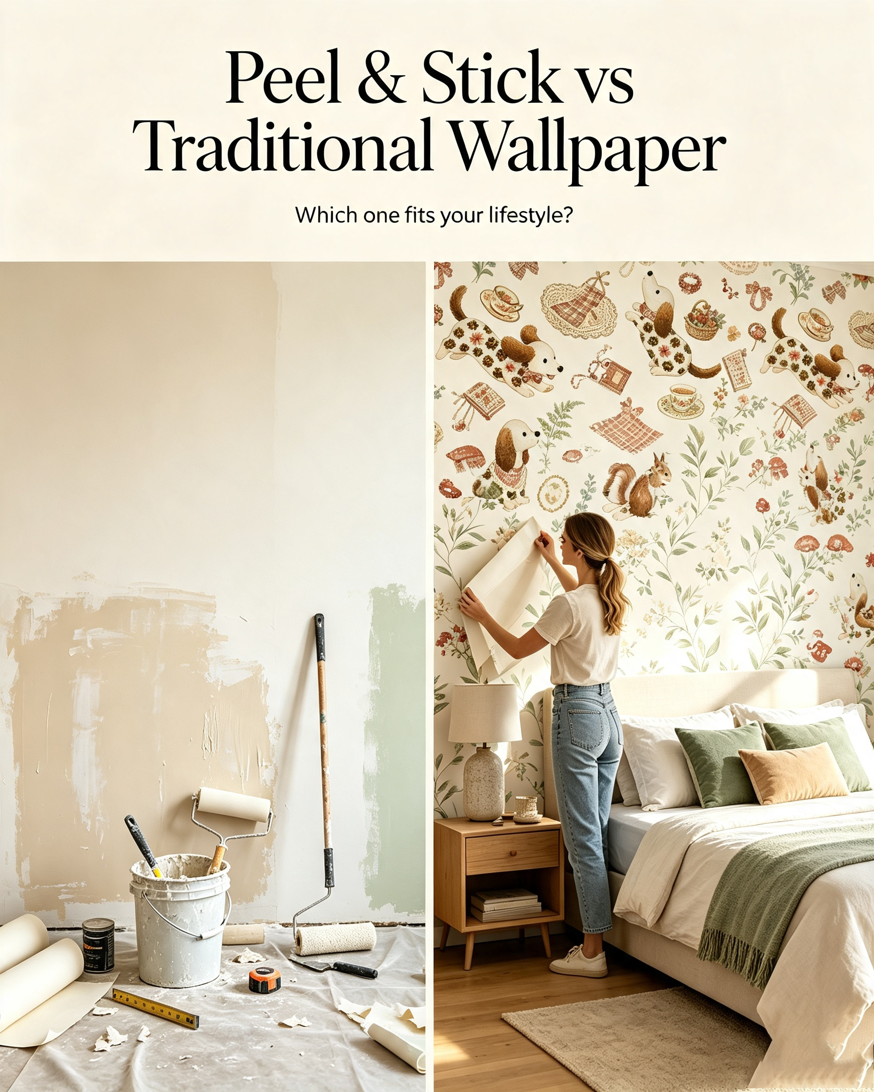 Is Peel and Stick Wallpaper Better Than Traditional Wallpaper?