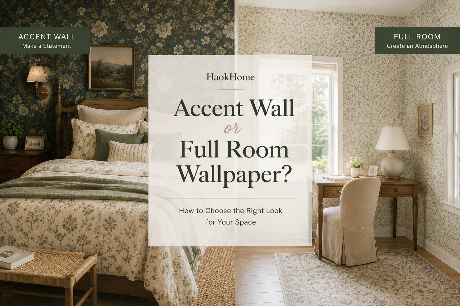 Accent Wall or Full Room Wallpaper? How to Choose the Right Look for Your Space