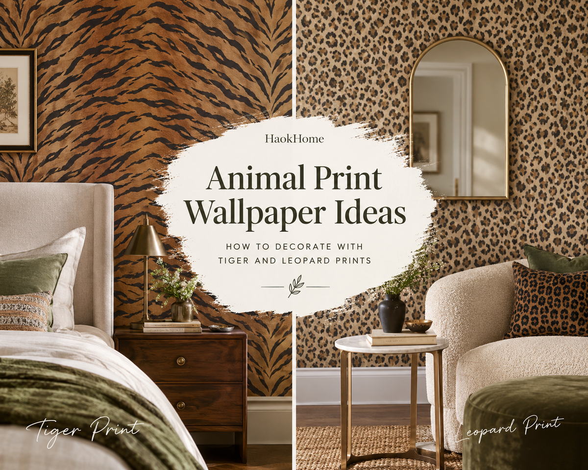 Animal Print Wallpaper Ideas: How to Decorate with Tiger and Leopard Prints