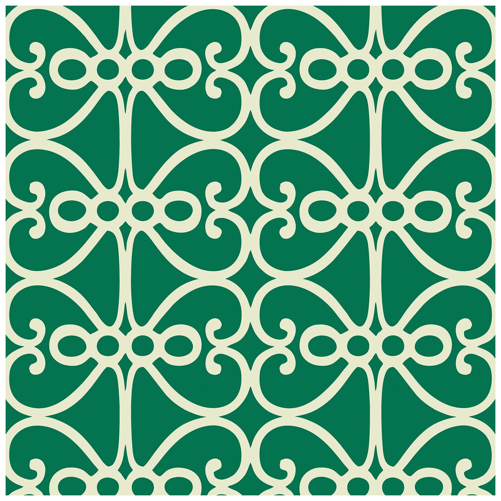 HaokHome 96077 Teal/Cream Geometric Peel and Stick Wallpaper Home Wall Removable  Decorations