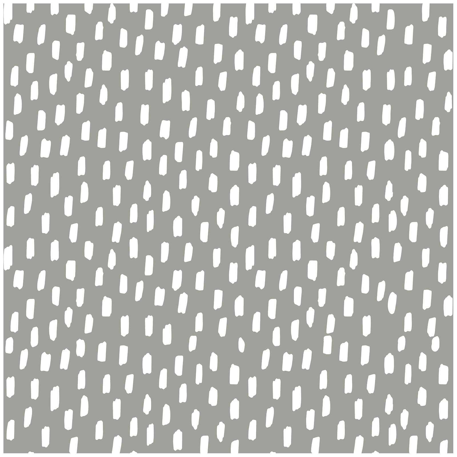 Grey White Brush Dot Wallpaper – Neutral Scandinavian Minimalist Print