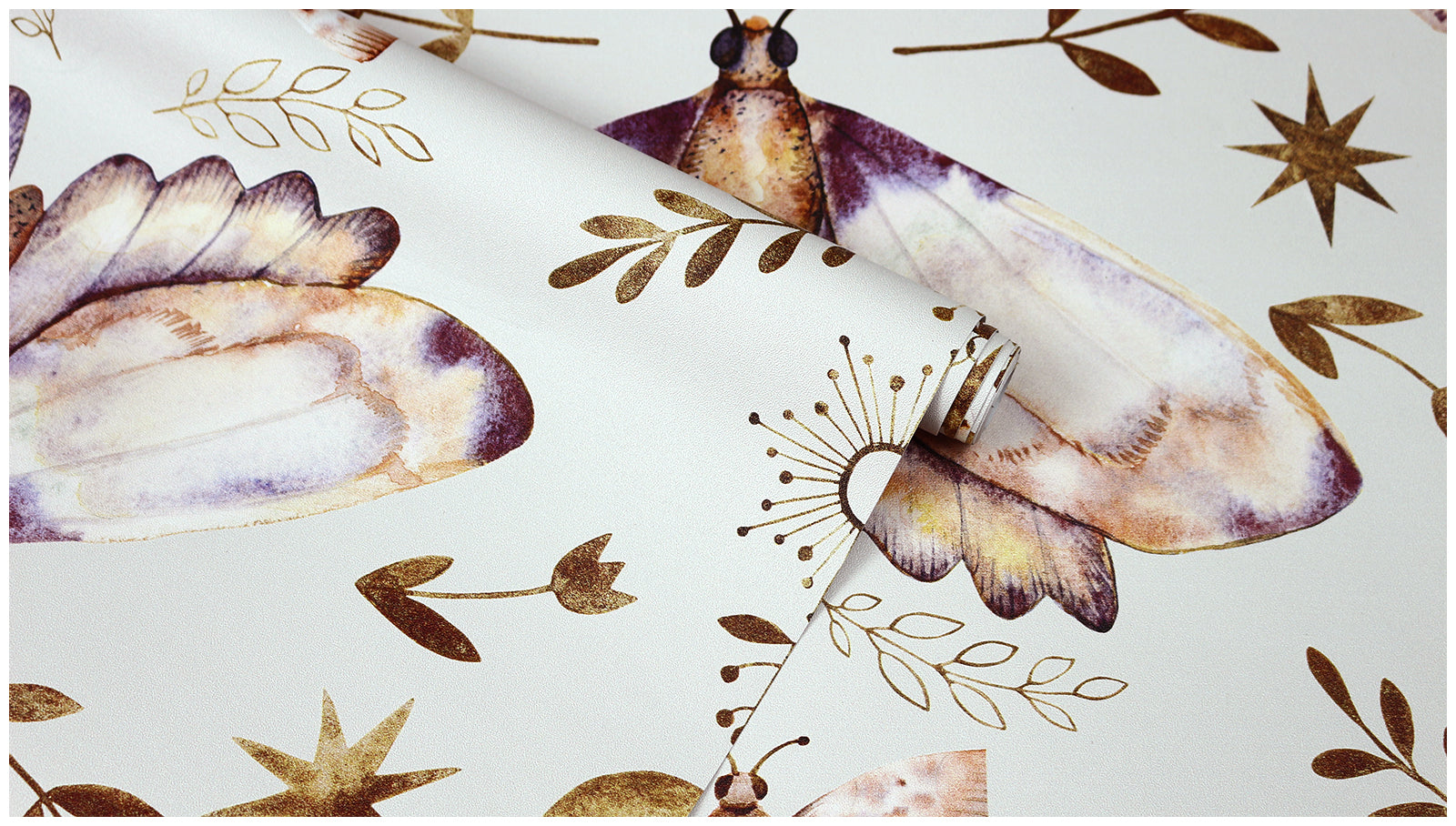 HaokHome_93296-3_Elegant_Butterfly_and_Star_Wallpaper_-_Light_Aesthetic_Floral_Wallpaper_for_Unique_Home_Decor