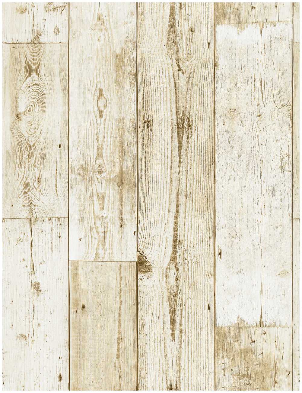HaokHome Distressed White Wood Peel and Stick Wallpaper, Rustic Wood Plank Shiplap Wall Paper for Bedroom, Living Room, Cabinet Surfaces