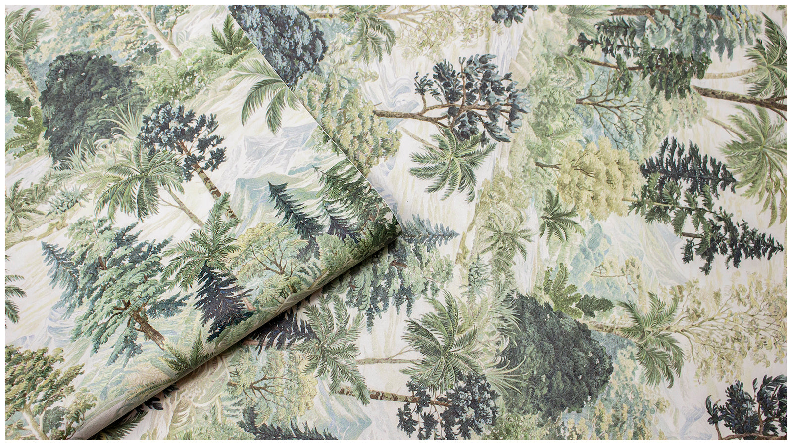 Vintage Large‑Scale Forest Tree Removable Self‑Adhesive Wall Covering, Retro Woodland Botanical Peel and Stick Wallpaper | HaokHome