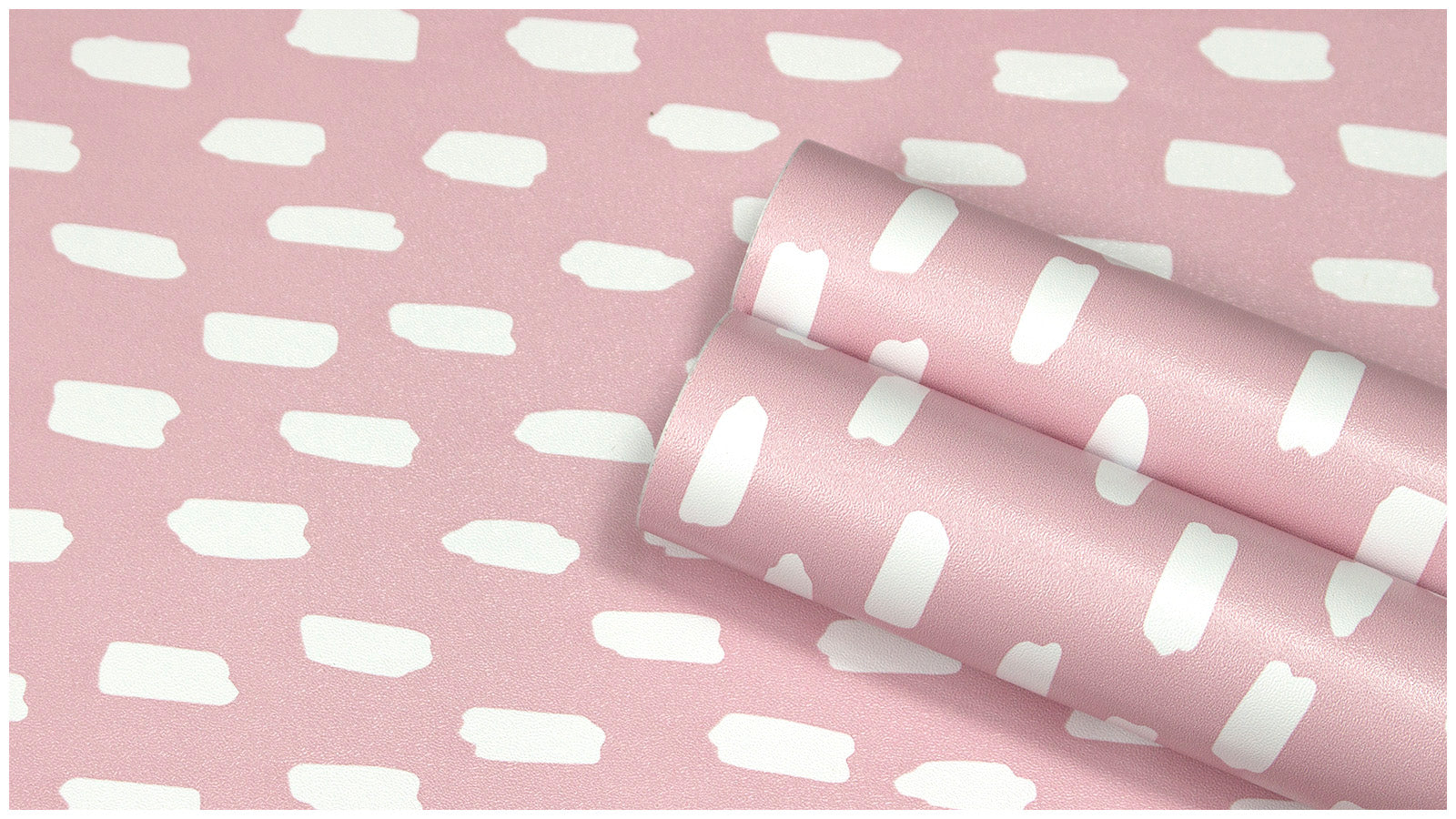 Blush Pink Brush Dot Wallpaper – Soft Pastel Minimalist Print