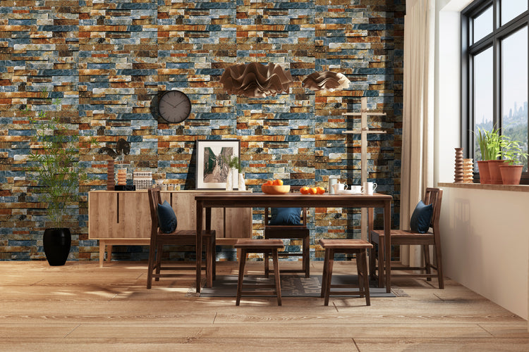 Brick Peel and Stick Wallpaper Faux Stone Textured Wall Paper