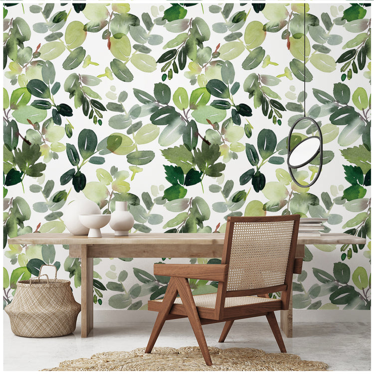 Green Leaf Peel and Stick Wallpaper Removable Self Adhesive Contact Paper