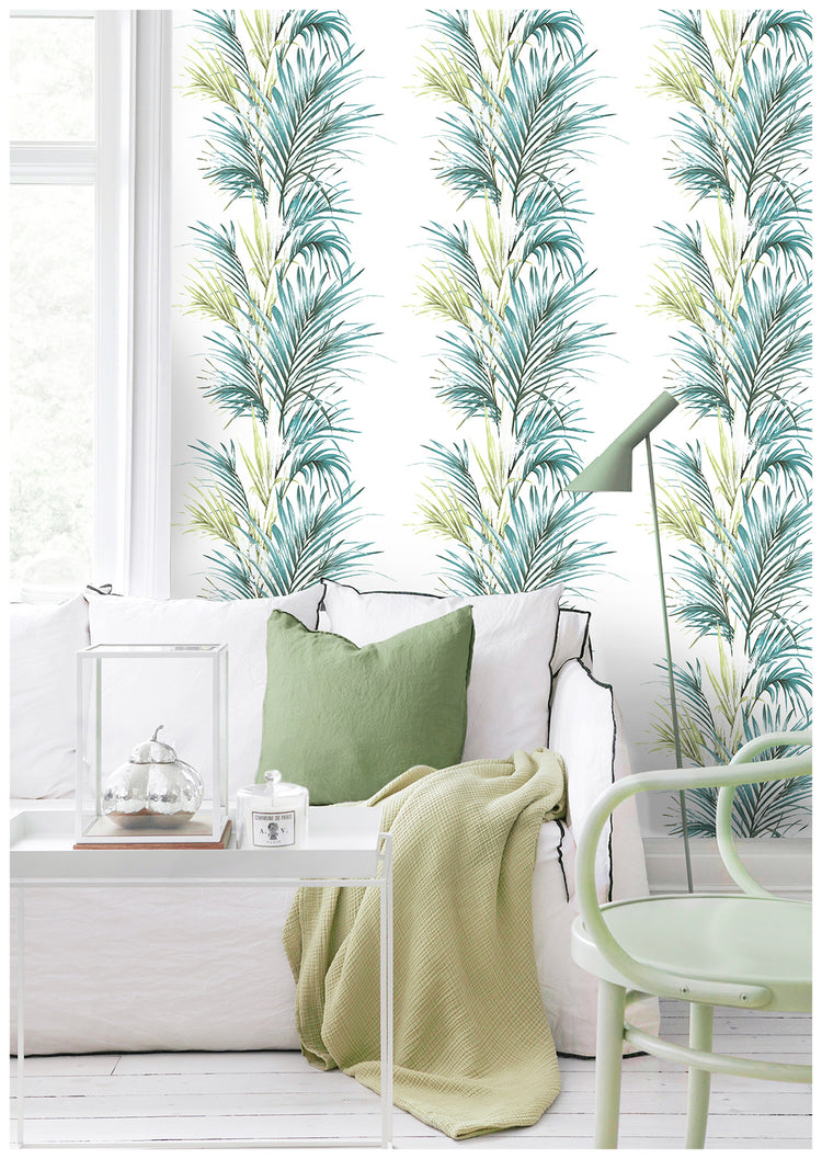HaokHome 93054-1 Leaf Peel and Stick Wallpaper Free Match Vinyl Self Adhesive Home Decor