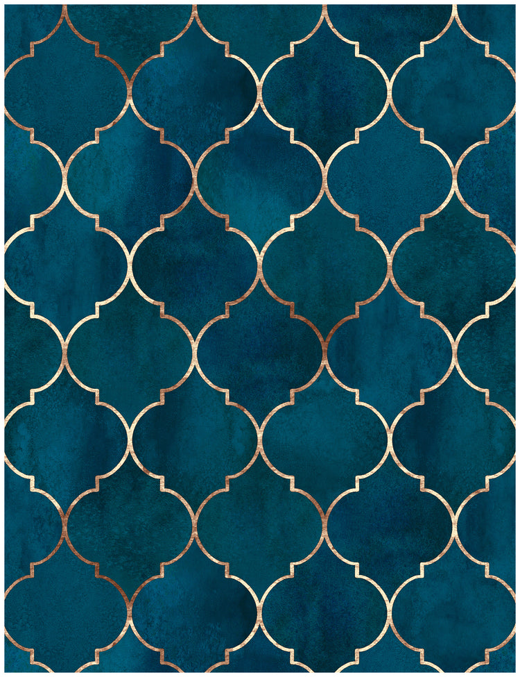 Vintage Morocco Trellis Peel and Stick Wallpaper