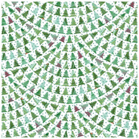 Green Christmas Tree Wallpaper Peel and Stick for Christmas Decorations Contact Paper