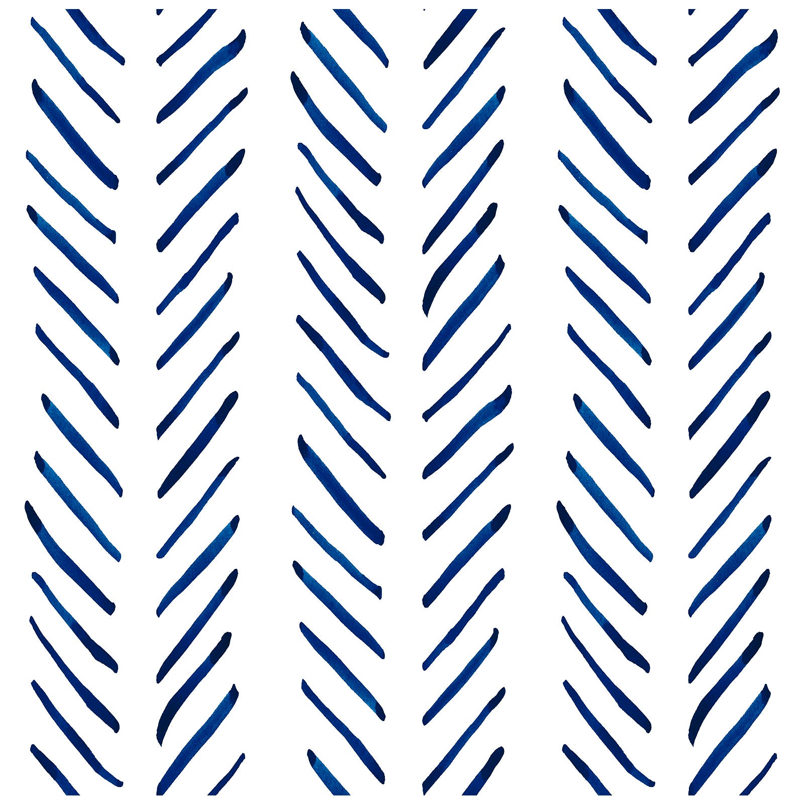 HAOKHOME 96101-1 Boho Wallpaper Peel and Stick Wallpaper Stripes Removable Navy/White Chevron Vinyl Stick On Contact Paper Mural