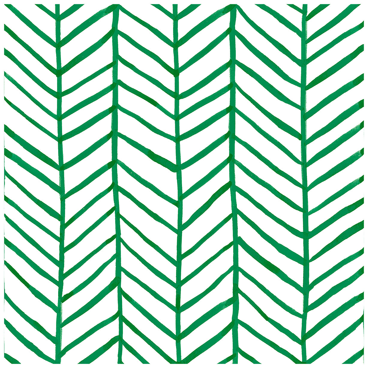 Herringbone Stripe Wallpaper Boho Minimalist Wall Paper Sticker Pull and Stick Green for Bathroom Walls