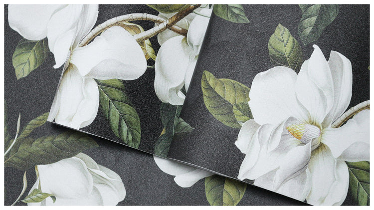 Gardenia Floral Peel and Stick Wallpaper Removable Vinyl Self Adhesive Mural Wallpaper