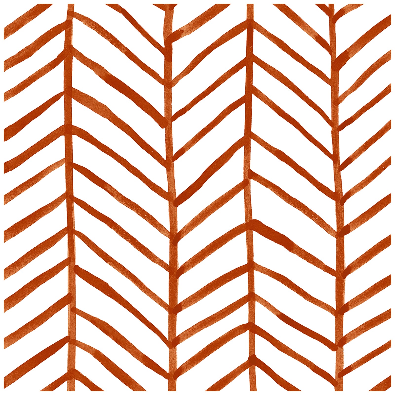 Modern Striped Peel and Paste Wallpaper Herringbone Orange Vinyl self-Adhesive Decoration