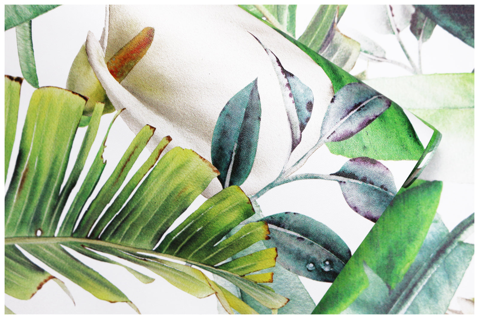 HaokHome 93095 Tropical Wallpaper Peel and Stick Wallpaper Green Palm Leaves Wallpaper