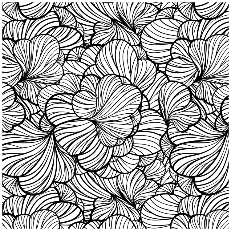 Haokhome 93104 Black and White Floral Peel and Stick Wallpaper Abstract Flower Art Decor Wallpaper
