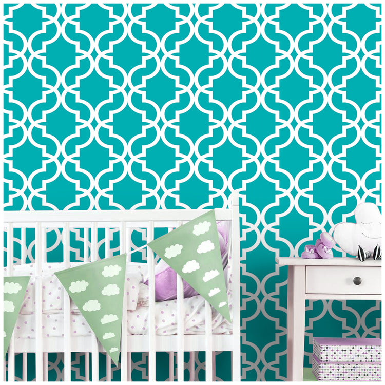 Trellis Contact Paper Green Peel and Stick Wallpaper Removable Adhesive Contact Paper for Modern DIY Covering